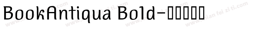 BookAntiqua Bo1d字体转换
